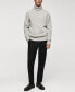 Фото #7 товара Men's Wool Turtleneck Sweater