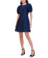 Women's Jacquard Fit & Flare Dress