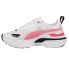 Фото #3 товара Puma Kosmo Rider Lace Up Womens White Sneakers Casual Shoes 38311305