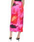 Фото #2 товара Women's Printed Satin Sarong Midi Skirt