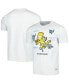 Фото #1 товара Men's Bart Simpson White The Simpsons T-shirt