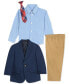 Baby Boys 4-Pc. Jacket, Shirt, Pants & Necktie Set
