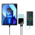 Фото #12 товара Qpow powerbank 10000mAh wbudowany kabel USB Typu C 22.5W Quick Charge niebieski