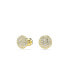 ფოტო #1 პროდუქტის White, Gold-Tone Meteora Stud Earrings