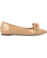 ფოტო #2 პროდუქტის Women's Clareene Chain Pointed Toe Flats