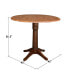 Фото #15 товара International Concept 42" Round Dual Drop Leaf Pedestal Table