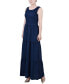 ფოტო #3 პროდუქტის Petite Sleeveless Textured Tiered Maxi Dress