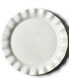 by Laura Johnson Signature White Ruffle Round Platter