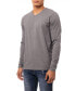 Фото #3 товара Men's Soft Stretch V-Neck Long Sleeve T-shirt