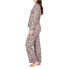 2Pcs Blis Sleepwear Long Sleeve Pajama Pant Set Women XXXL Multicolor 100%Cotton