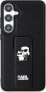 Karl Lagerfeld Etui Karl Lagerfeld KLHCS24MGSAKCPK Samsung Galaxy S24+ Plus hardcase Gripstand Saffiano Karl&Choupette Pins czarny/black