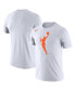 Фото #2 товара Men's White WNBA Logowoman T-shirt