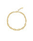 ფოტო #1 პროდუქტის Fancy Gold Plated Chain Link Anklet