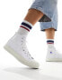 Фото #1 товара Converse Chuck 70 Hi leather trainers in white