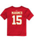 Фото #2 товара Toddler Boys and Girls Patrick Mahomes Red Kansas City Chiefs Player Name and Number T-shirt