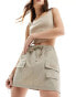 Фото #1 товара Sixth June co-ord mini skirt in beige