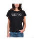 ფოტო #1 პროდუქტის Women's Black Chicago White Sox Crowd Wave T-shirt