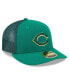 Фото #4 товара Men's Kelly Green Cincinnati Reds 2023 St. Patrick's Day Low Profile 59FIFTY Fitted Hat