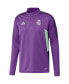 Men's Purple Real Madrid Training AEROREADY Quarter-Zip Top