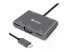 Фото #2 товара SANDBERG USB-C Dock 2xHDMI+1xVGA+USB+PD - Wired - USB 3.2 Gen 1 (3.1 Gen 1) Type-C - Grey - 4K Ultra HD - 3840 x 2160 pixels - 1920 x 1080 pixels