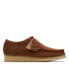 Фото #2 товара Clarks Wallabee 26172397 Mens Brown Suede Oxfords & Lace Ups Casual Shoes