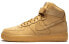 Nike Air Force 1 High Flax 防滑耐磨 高帮 板鞋 男女同款 麦色 2002年版 / Кроссовки Nike Air Force 882096-200