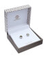 ფოტო #10 პროდუქტის Multi Colored Cubic Zirconia Cushion Shape Stud Earring in Sterling Silver