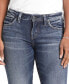 Banning Skinny Faded Mid Rise Crop Jeans