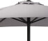 Ambiance Parasol ogrodowy z korbką Szary 260x245 cm