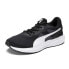 Фото #2 товара Puma Twitch Runner Wide Running Mens Black Sneakers Athletic Shoes 37692501