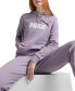 ფოტო #1 პროდუქტის Women's Essential+ Logo-Front Long-Sleeve Hoodie