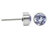 Chaton Light Sapphire steel earrings