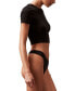 ფოტო #4 პროდუქტის Women's Ideal Stretch Micro Low-Rise Thong Underwear QD5117