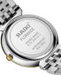 Women's Swiss Florence Classic Diamond (1/20 ct. t.w.) Two-Tone Stainless Steel Bracelet Watch 38mm