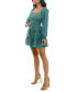 ფოტო #3 პროდუქტის Juniors' Smocked-Waist Ruffled Tiered Dress