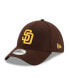 Фото #3 товара Men's Brown San Diego Padres 2024 MLB World Tour Seoul Series 39THIRTY Flex Hat