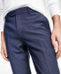 Фото #4 товара Men's Slim-Fit Wool-Blend Solid Suit Pants, Created for Macy's