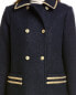Boden Double-Breasted Military Wool-Blend Coat Women's