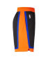 ფოტო #3 პროდუქტის Men's Black New York Knicks 2022/23 City Edition Swingman Shorts