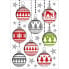 Фото #1 товара BANDAI Sticker Decor Christmas Tree Balls