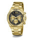 ფოტო #7 პროდუქტის Men's Multi-Function Gold-Tone 100% Steel Watch, 44mm