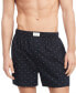 Фото #3 товара Men's 3-Pk. Classic Printed Cotton Poplin Boxers