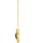 Chocolate Diamond & Nude Diamond Double Orbital Pear Halo Adjustable 20" Pendant Necklace (3/4 ct.t.w.) in 14k Gold