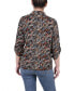 ფოტო #2 პროდუქტის Petite 3/4 Sleeve Roll Tab Blouse