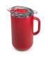 Фото #1 товара Vacuum-Insulated Double-Walled Copper-Lined Stainless Steel Pitcher, 2 Liter