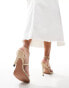 ASOS DESIGN Narate gladiator high heeled sandals in buttermilk Buttermilch, 37 - фото #2