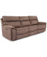 Фото #4 товара Hutchenson 3-Pc. Fabric Sectional with 3 Power Recliners and Power Headrests