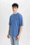 Фото #6 товара Футболка defacto Erkek T-shirt C2136AX/BE389 BLUE