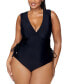 Фото #1 товара Plus Size Lusiana One-Piece Swimsuit