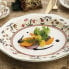 Flat Plate Queen´s By Churchill Assam Floral Ceramic China crockery Ø 27 cm (6 Units)